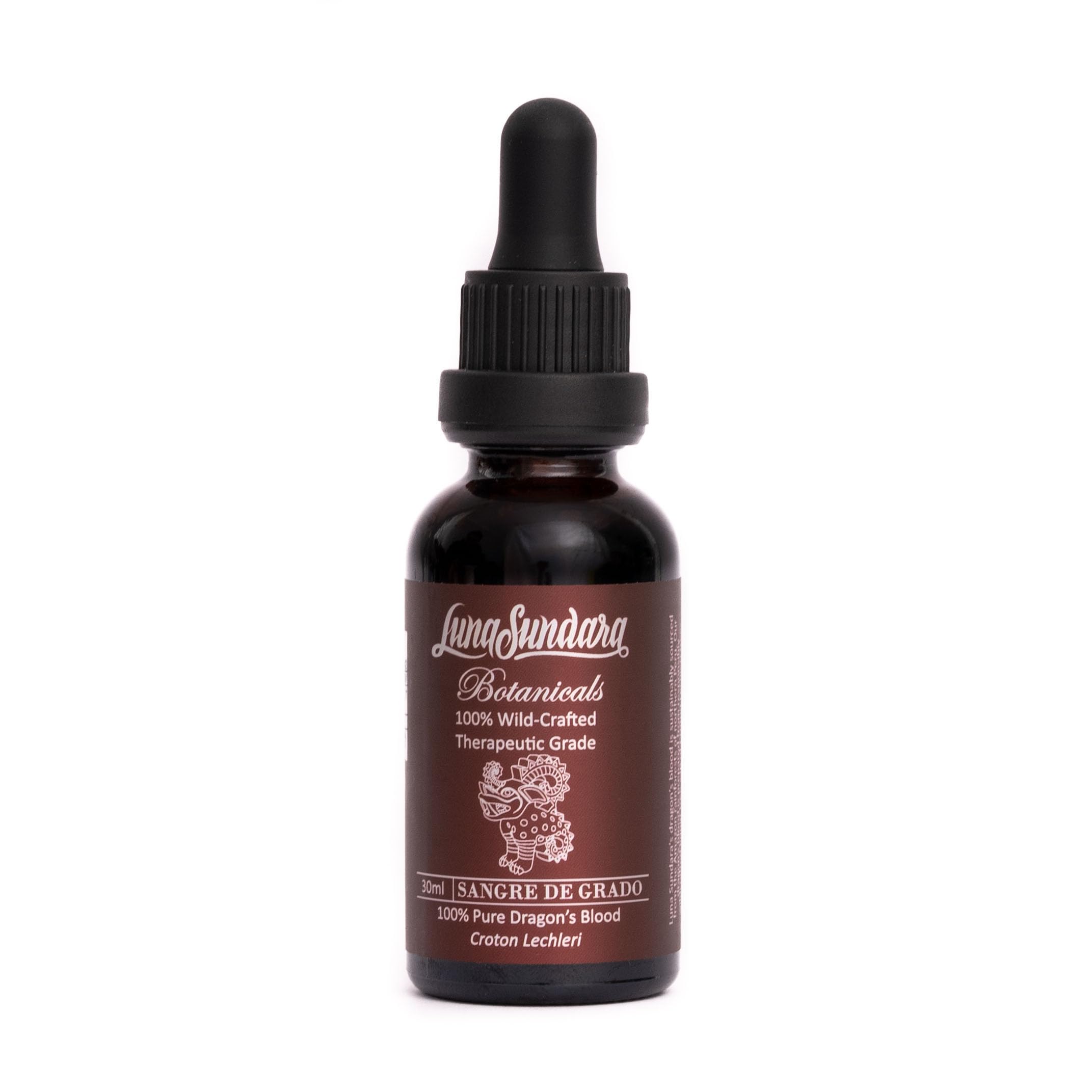 Luna Sundara Dragon's Blood 100% Pure Raw Sangre de Grado 1 Oz – Croton Lechleri, Wild Crafted & Ethically Sourced