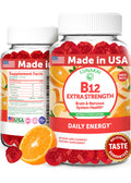 Lunakai Extra Strength 3000mcg Vitamin B12 Gummies — USA Made, Vegan Methylcobalamin, 60ct