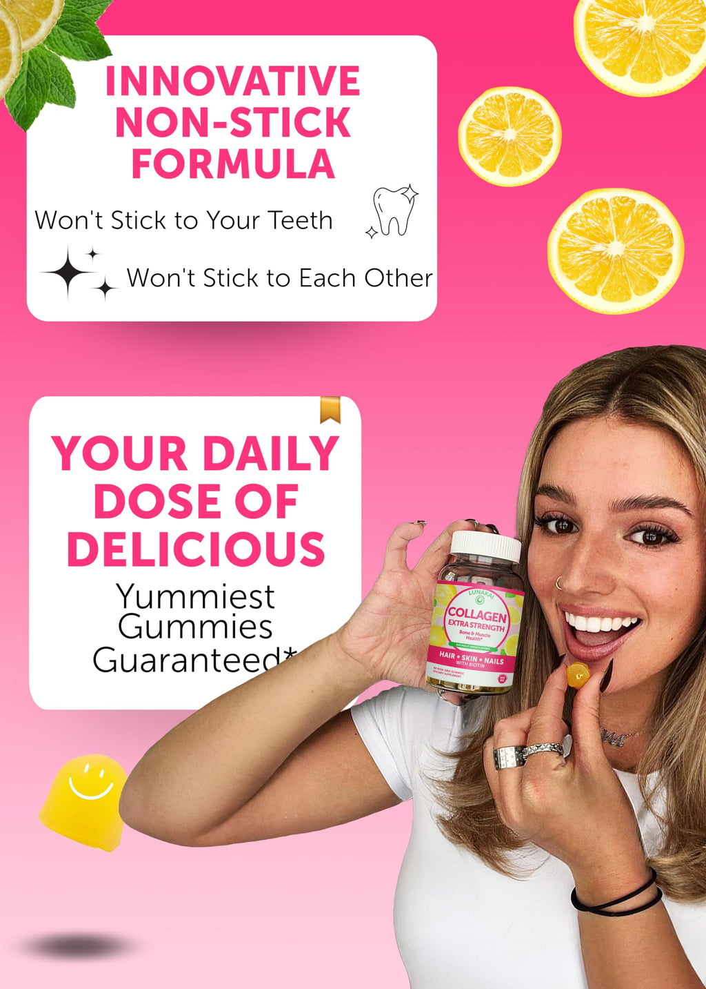 Lunakai Collagen & Women's Multivitamin Gummies Bundle – Non-GMO, 30-Day Supply