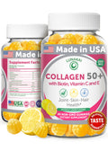 Lunakai USA Made Collagen Gummies for Women & Men Over 50 – Biotin, Vitamin C, Skin Elasticity, Hair & Nails, Joint Support (60ct)