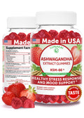 Lunakai USA Made KSM-66 Ashwagandha Gummies – Stress, Mood & Sleep Support (60ct)