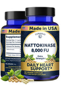 Lunakai USA Nattokinase – 8000 FU/Serving, Heart Support, 60ct, Non-GMO, Vegan