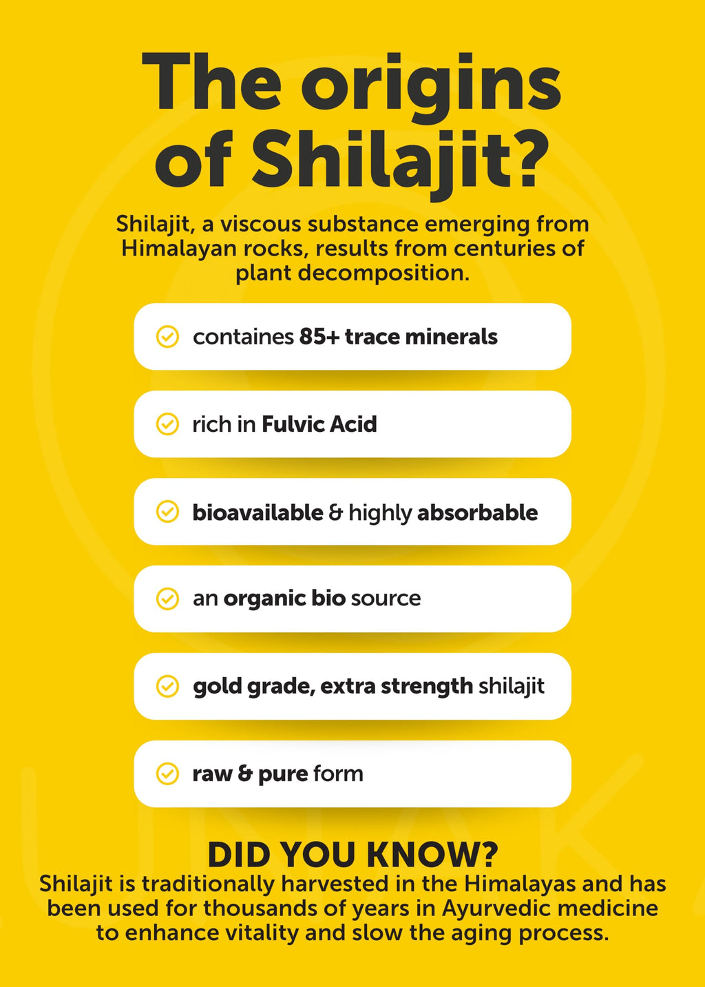 Lunakai USA Made Shilajit Capsules with Ashwagandha & Cordyceps – Extra Strength 60ct
