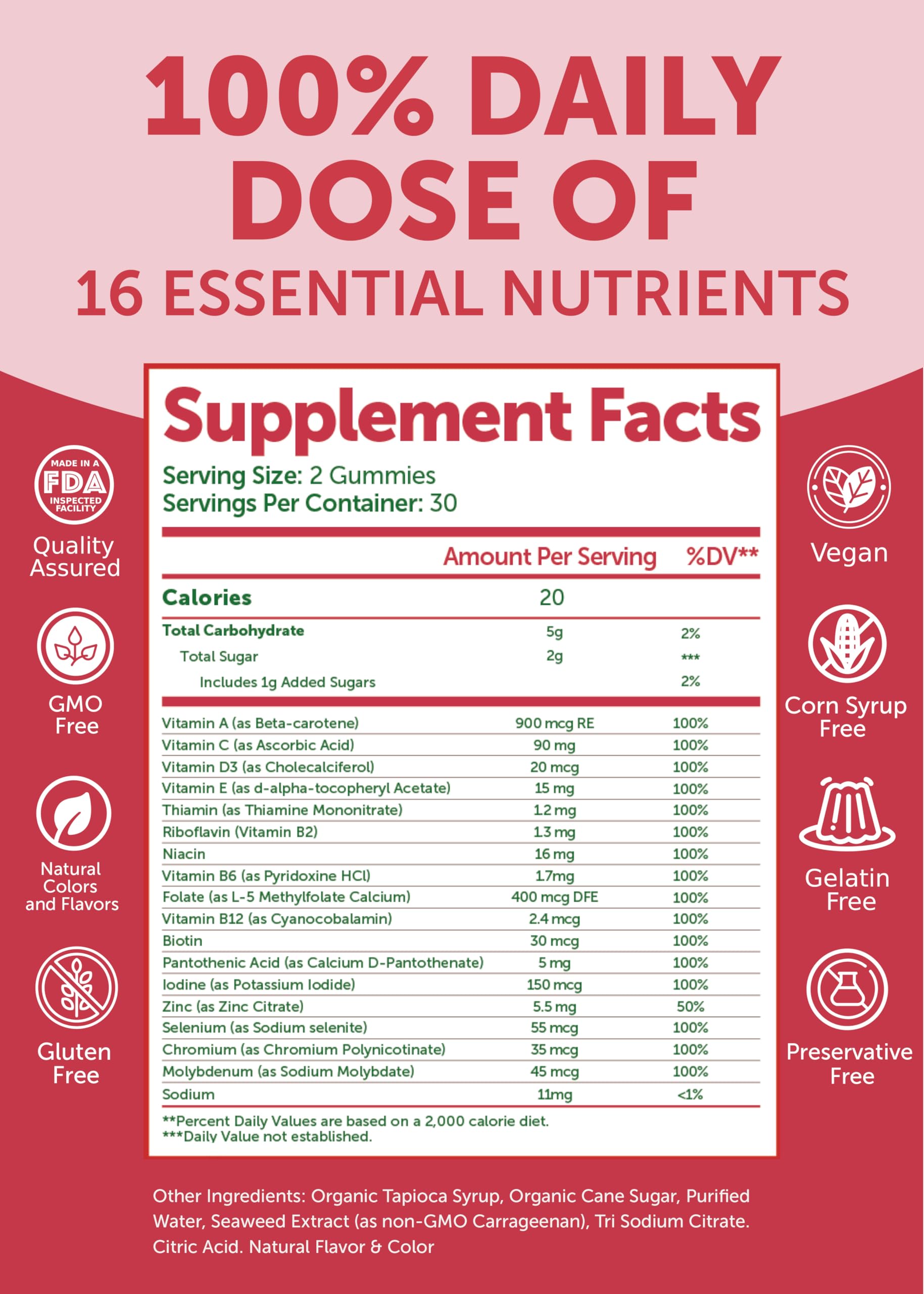 Lunakai Collagen & Women's Multivitamin Gummies Bundle – Non-GMO, 30-Day Supply