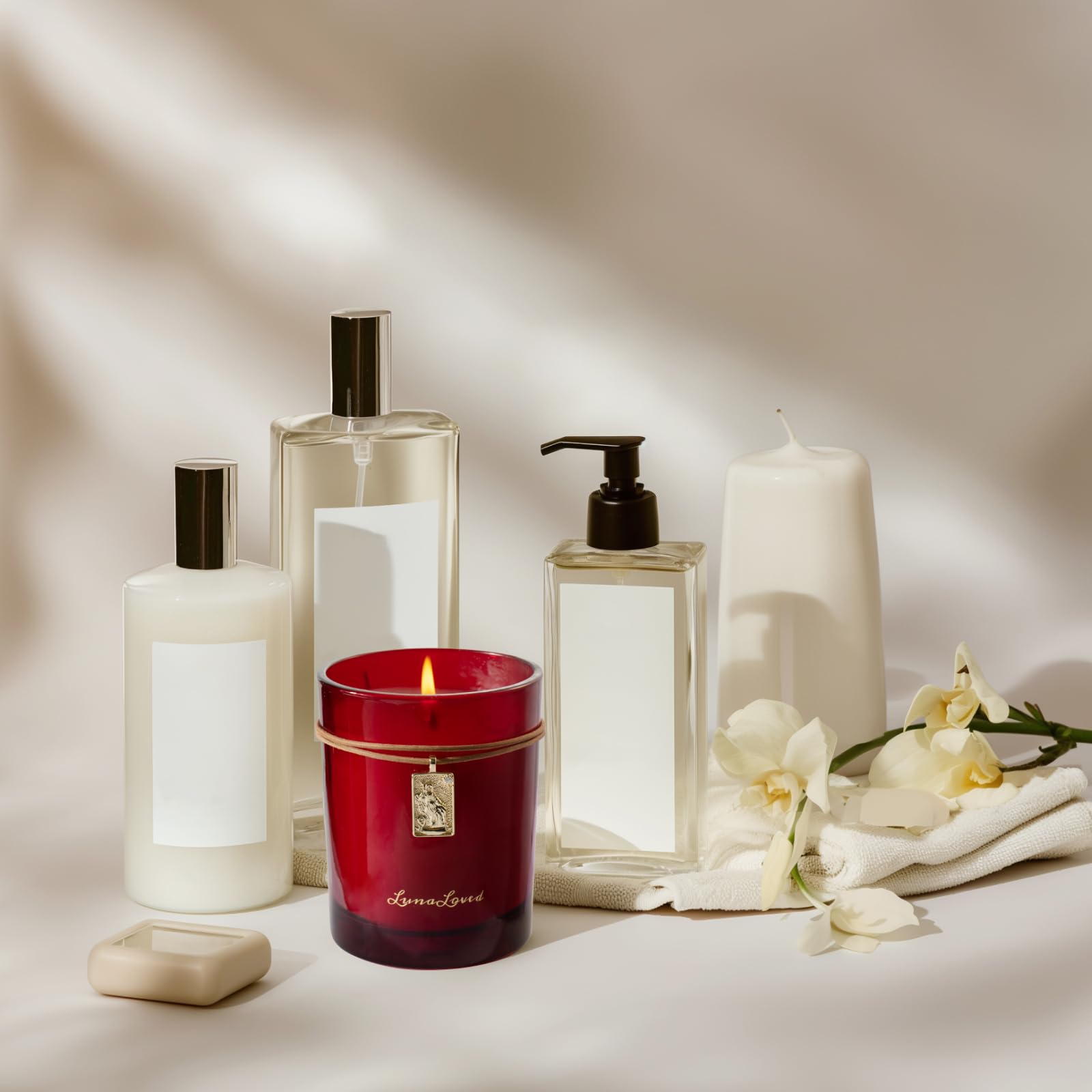LunaLoved The Empress Rose Oud Soy Candle – Tarot-Inspired Scent, 230g