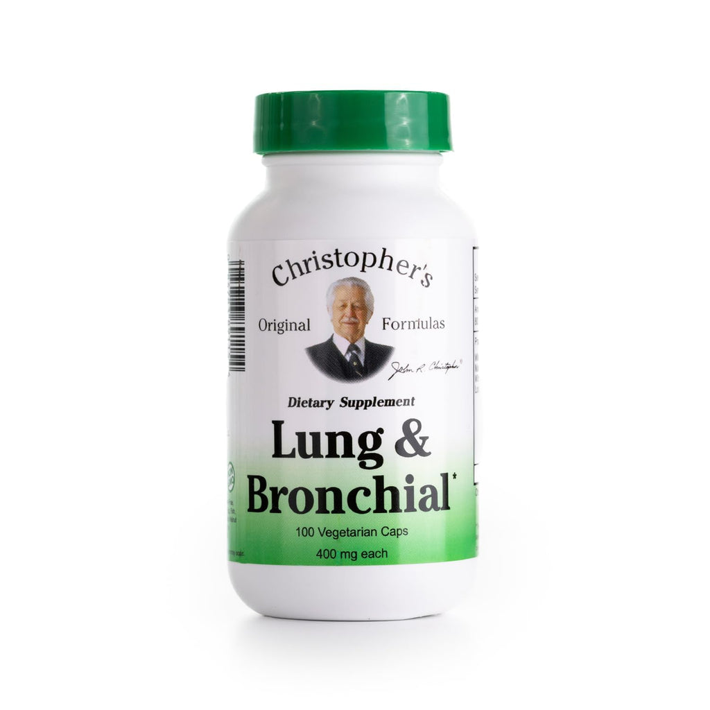 Christopher's Original Formulas Lung & Bronchial Formula - Lung Cleanse for Smokers - Respiratory Support
