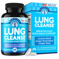 Lung Support Supplement - Natural Lung Cleanse & Detox - Made in USA - 60 Capsules | Vegan