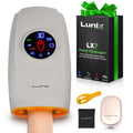 Lunix LX7 Hand Massager – LCD Touchscreen, Heated Air Compression, Cordless