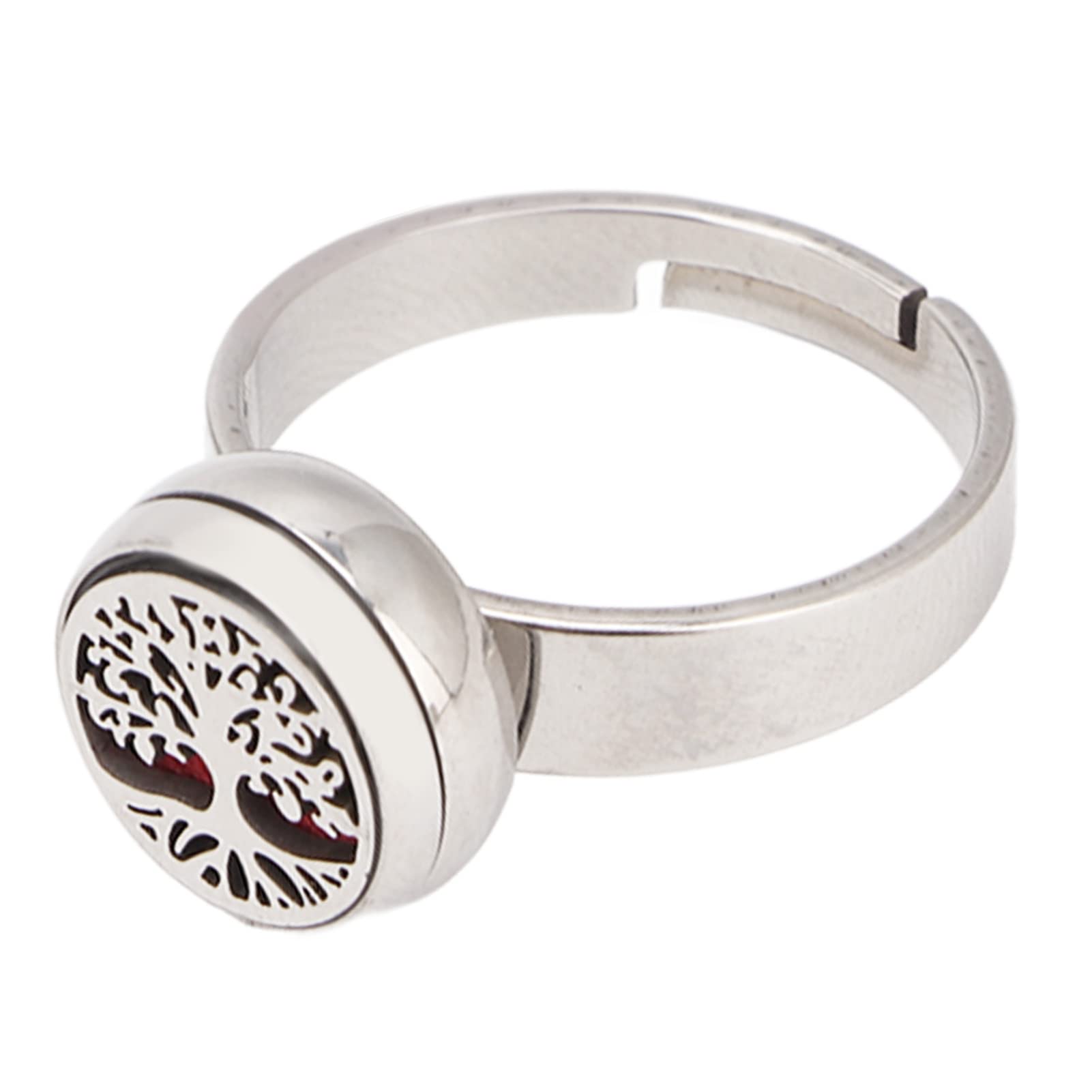 Luqeeg Aromatherapy Finger Ring | Stainless Steel Essential Oil Diffuser Ring for Women