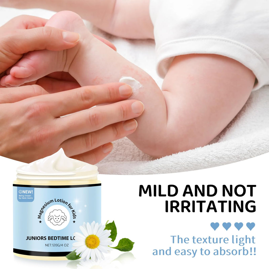 LUusmm Magnesium Lotion for Kids - Sleep Support & Relaxation | Melatonin-Free Topical Magnesium Lotion