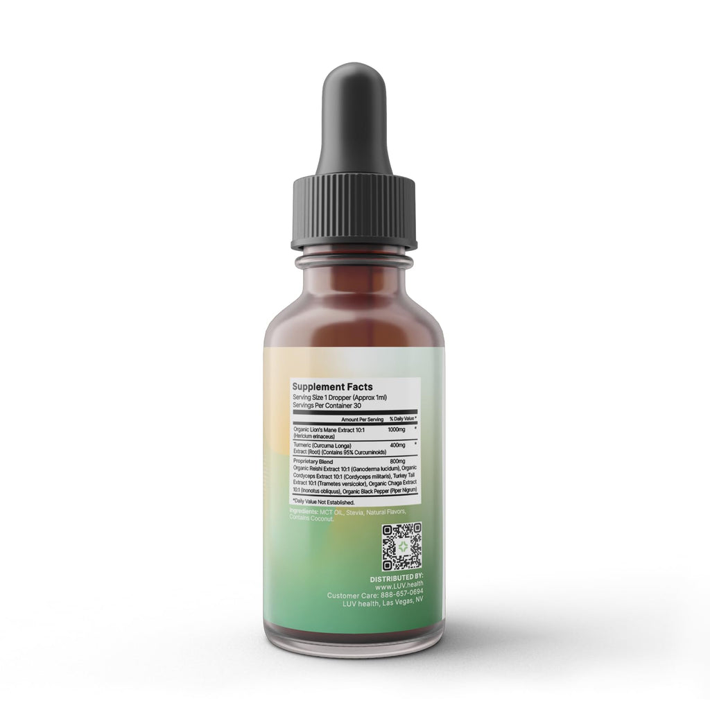 LUV Health Neuro Drops – Nerve & Joint Support with Organic Adaptogens