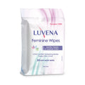 LUVENA Feminine Wipes – Fresh Cucumber Scent, 25-Count Travel Pack