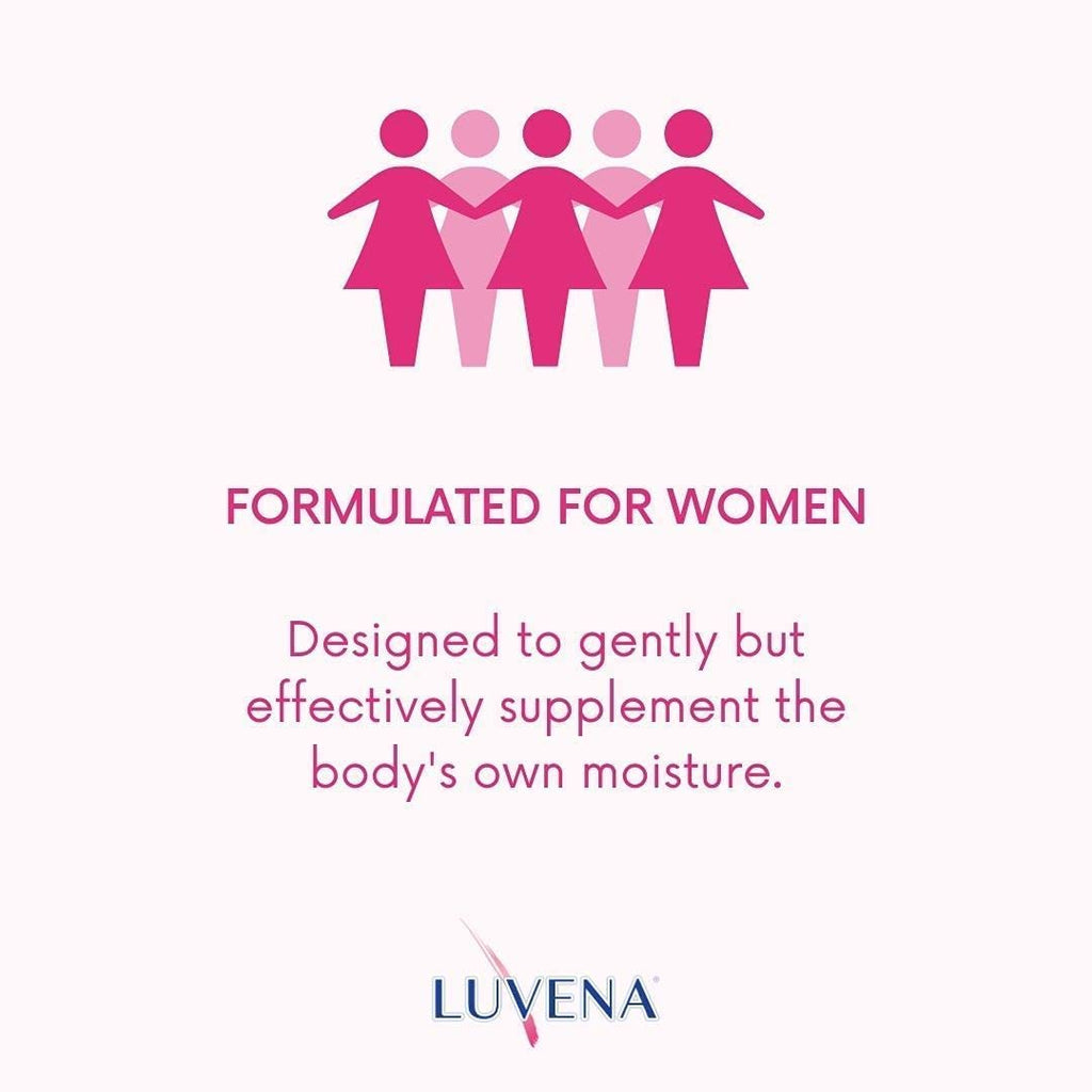 Luvena Moisturizer – Vaginal Moisturizer & Menopause Support (2 Pack) – Water Based, Paraben & Glycerin Free
