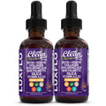 LuxGlo by Clean Nutra – Biotin Liquid Drops for Hair, Skin & Nails (Collagen, Keratin, Hyaluronic Acid) – 2 Pack
