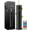 Luxury Waterless Essential Oil Diffuser with Bluetooth App Control (1000 sq ft) – Black