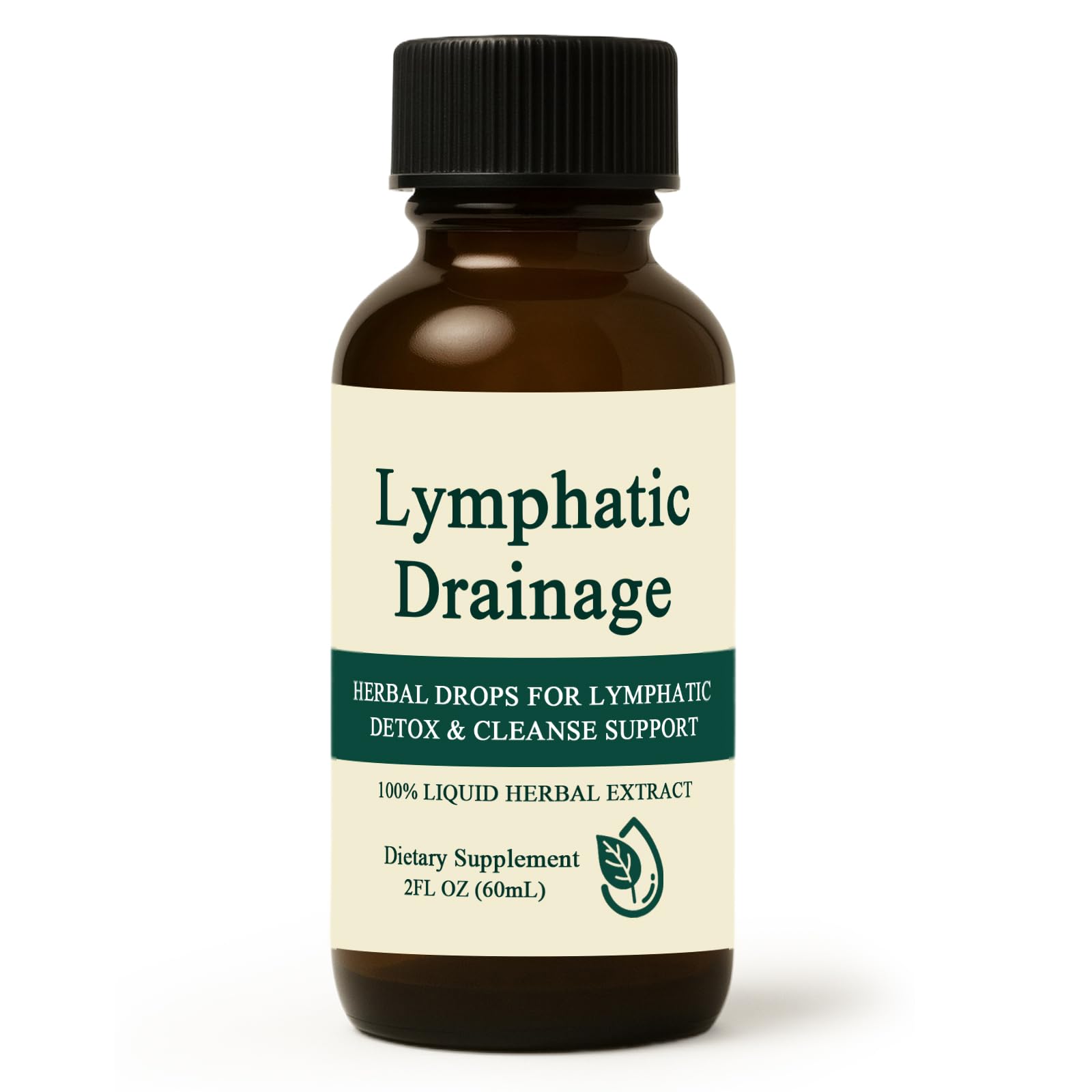 Lymphatic Drainage Drops – Immune Support, Fast-Absorbing, Vegan & Non-GMO | 2 Fl Oz