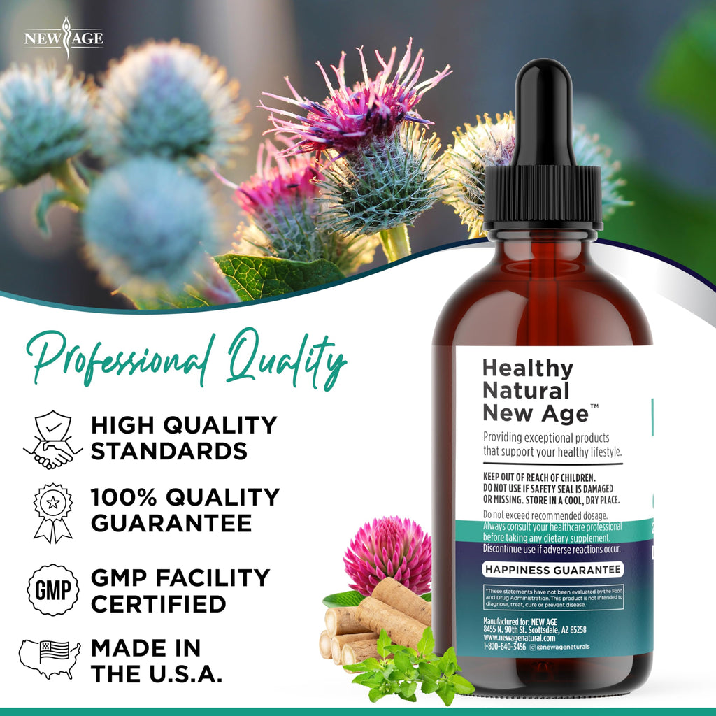 Organic Lymphatic Drainage Drops – All-in-1 Herbal Lymphatic Health (4 oz)