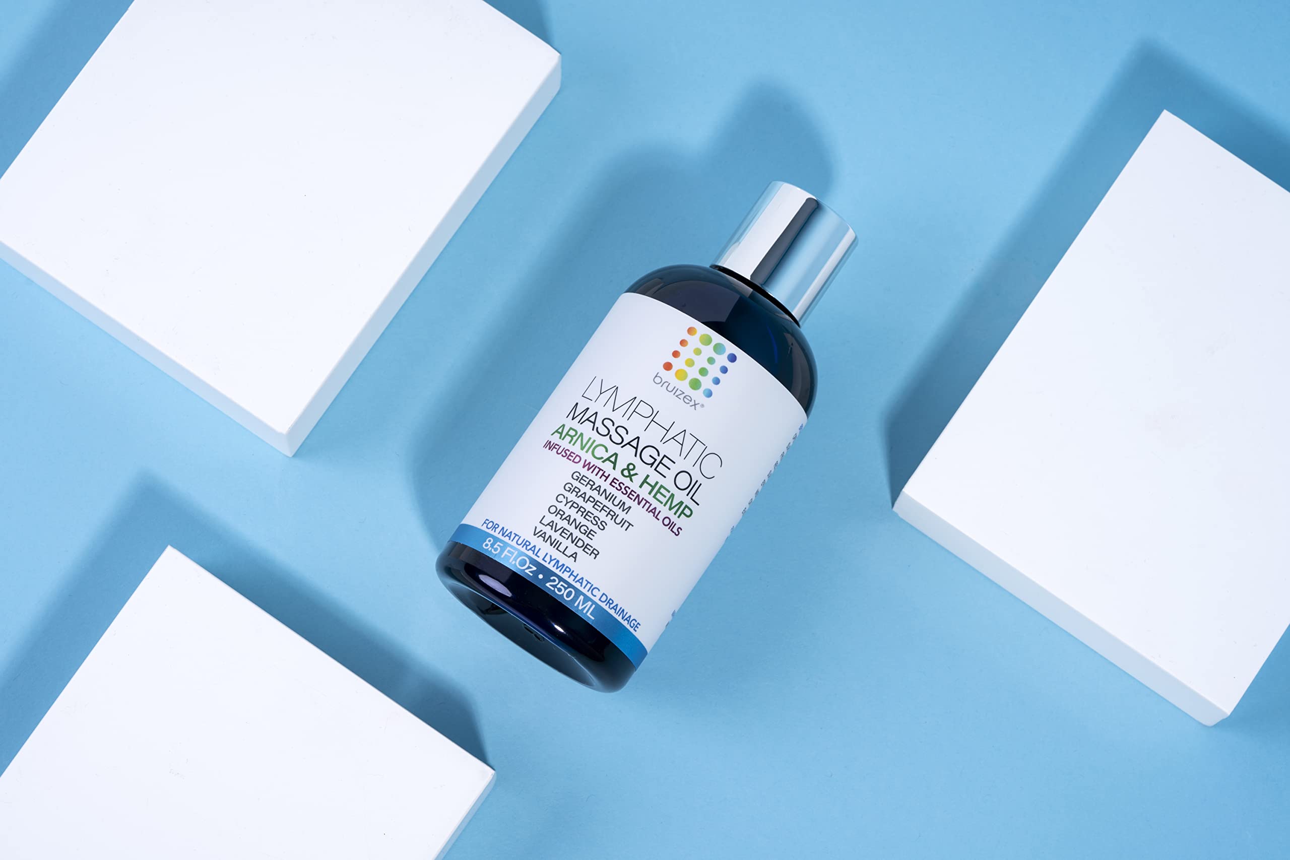 Arnica & Hemp Lymphatic Massage Oil – 8.5 oz for Post-Surgery Recovery & Detox