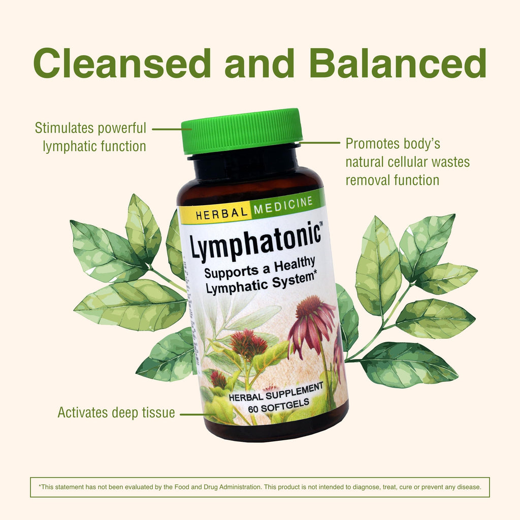 Herbs ETC. Lymphatonic Sg, 60 CT | Lymphatic Support Herbal Supplement