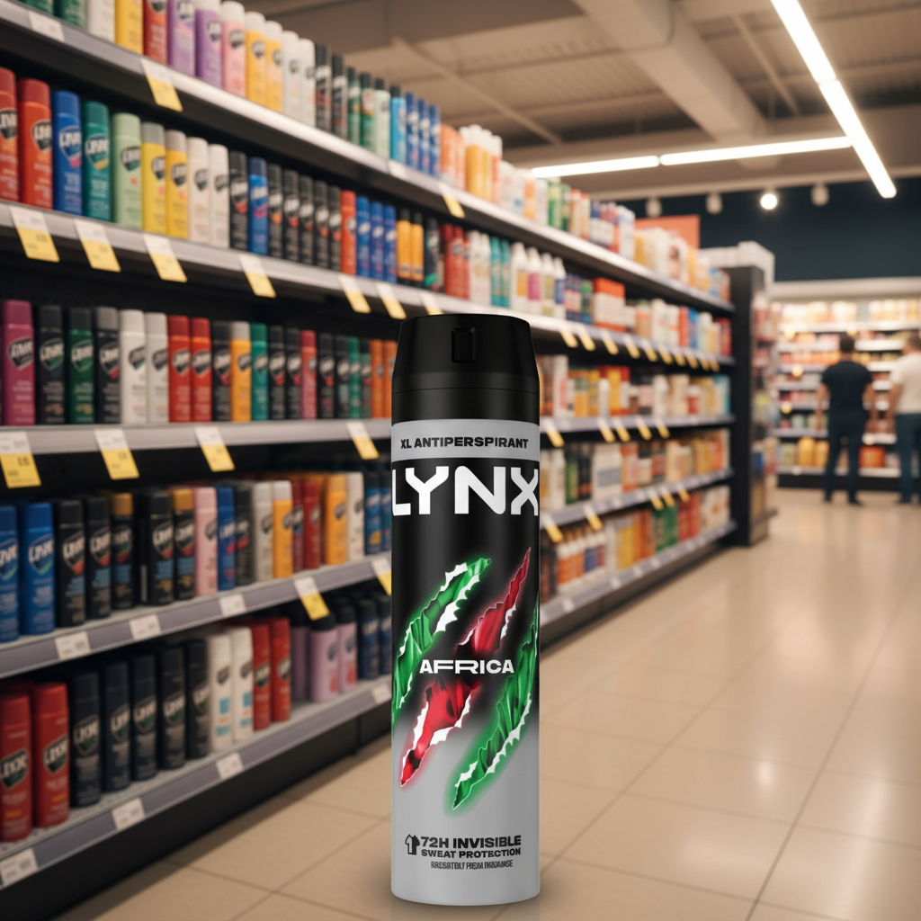 6 x Lynx Antiperspirant Deodorant Spray Xxl Africa 250 Ml