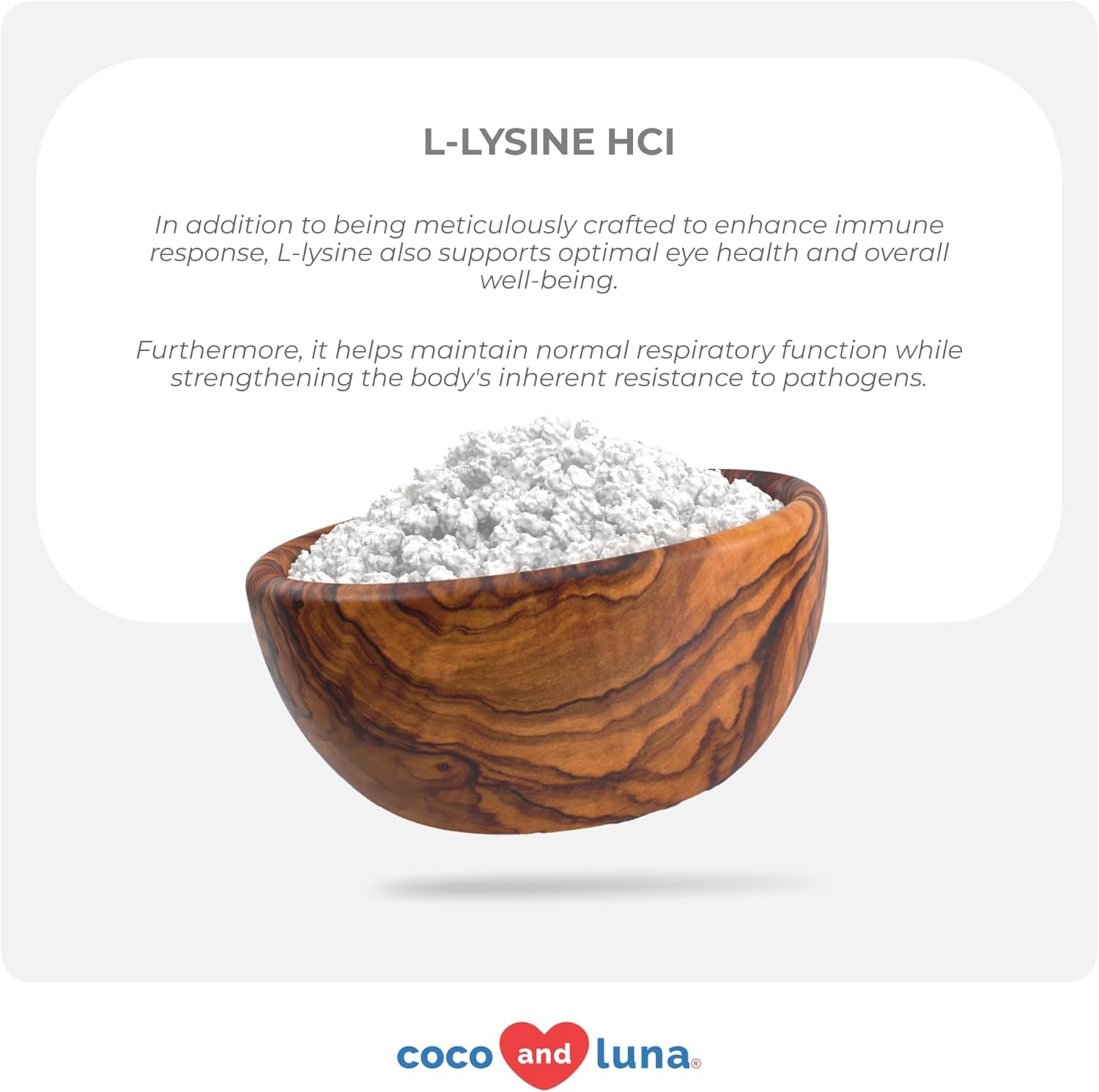 L-Lysine for Cats 900mg per Scoop – Immune, Eye & Respiratory Support