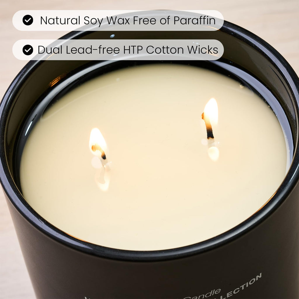 M&SENSE Natural Soy Candle - Eucalyptus Spearmint, 16.6 oz
