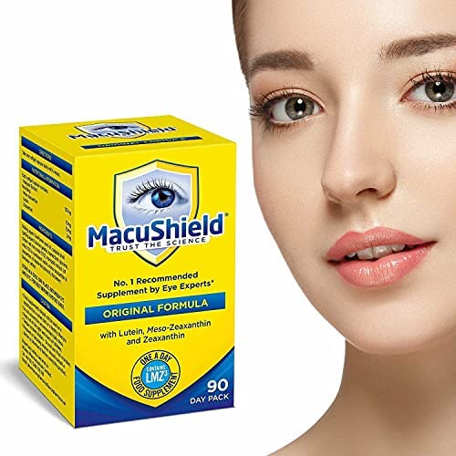 MacuShield Eye Supplement | 90 One‑A‑Day Capsules