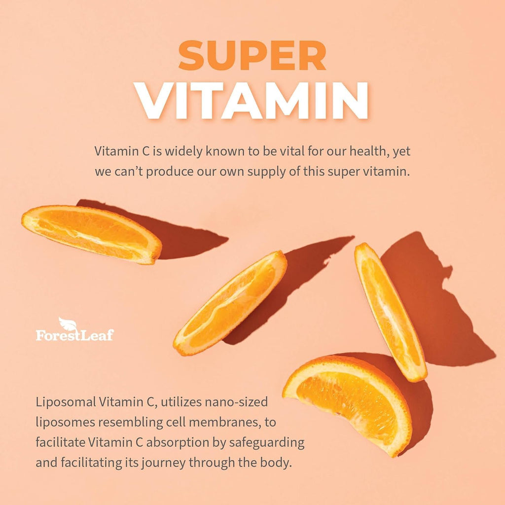ForestLeaf Liposomal Vitamin C 1000mg Capsules | High-Dose Liposomal Vitamin C