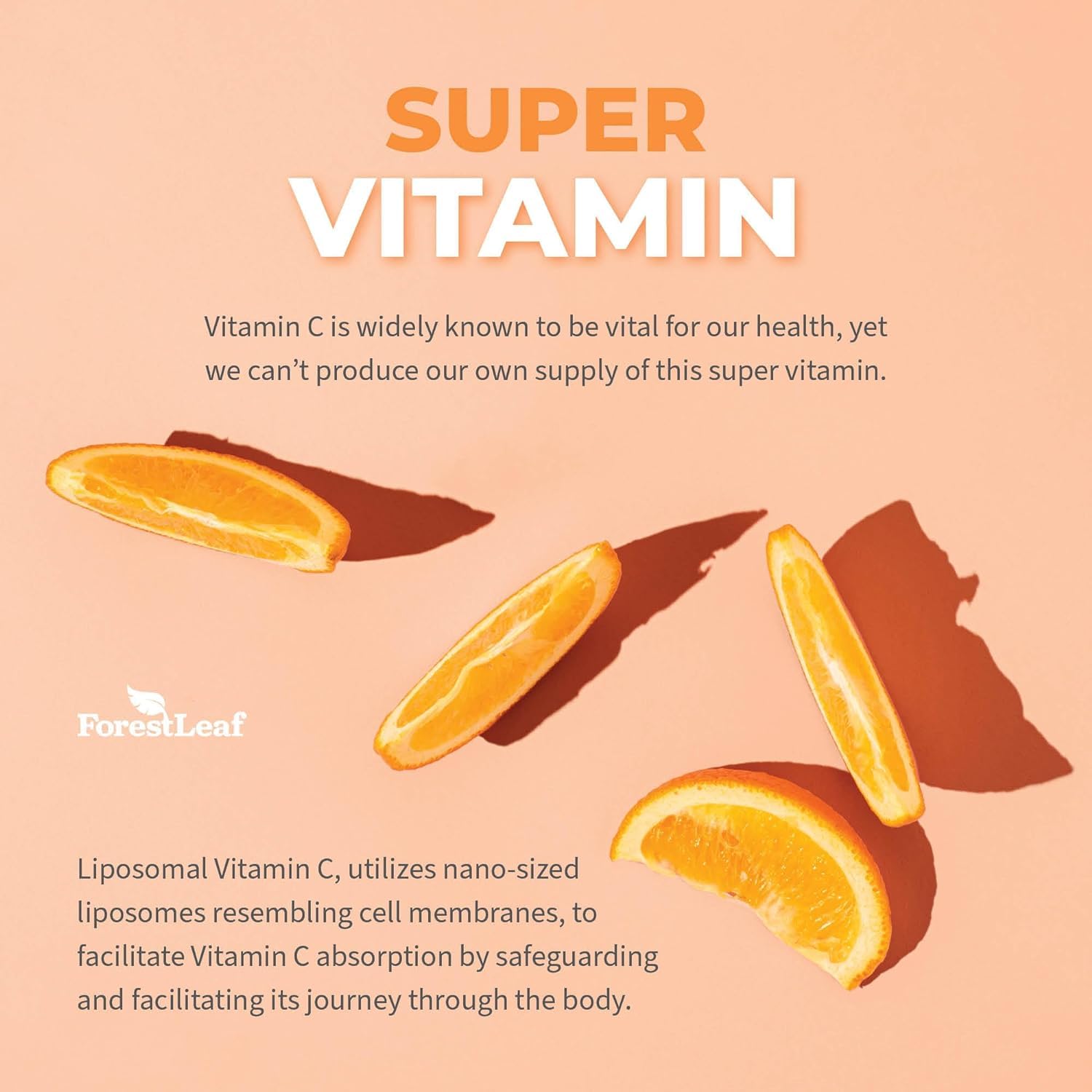 ForestLeaf Liposomal Vitamin C 1000mg Capsules | High-Dose Liposomal Vitamin C