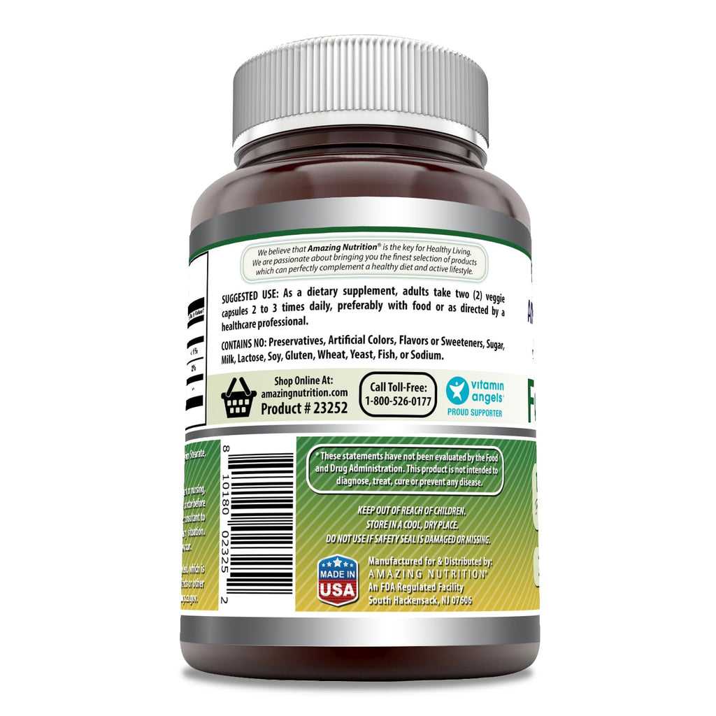 Amazing Formulas Fenugreek Seed Supplement | 610 Mg | 360 Veggie Capsules | Non-GMO | Gluten Free | Made in USA (Pack of 2)