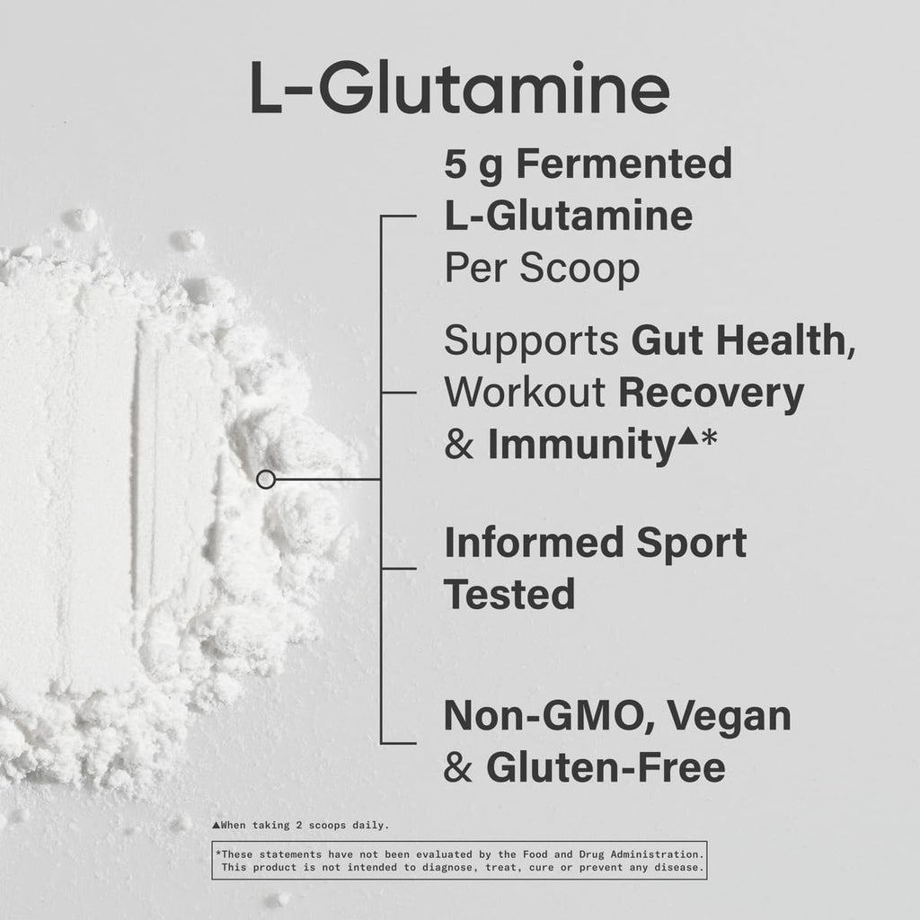 Sports Research L-Glutamine - 5 g Per Serving | Workout Recovery, Gut & Immune Health - 10.58 oz