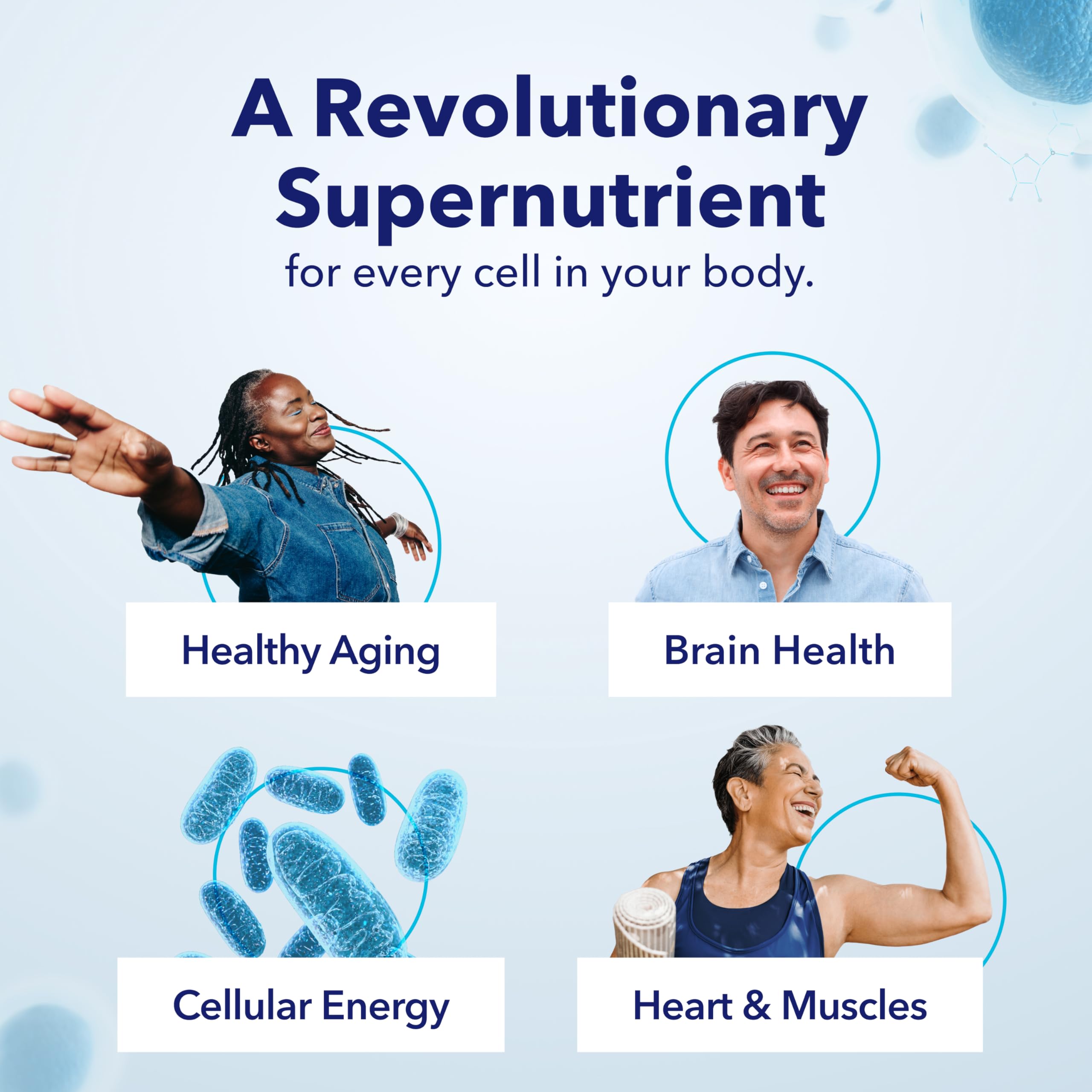 Tru Niagen NAD+ Supplement 300 mg – 2 Bottles, 90 Servings | Cellular Energy, Brain & Muscle