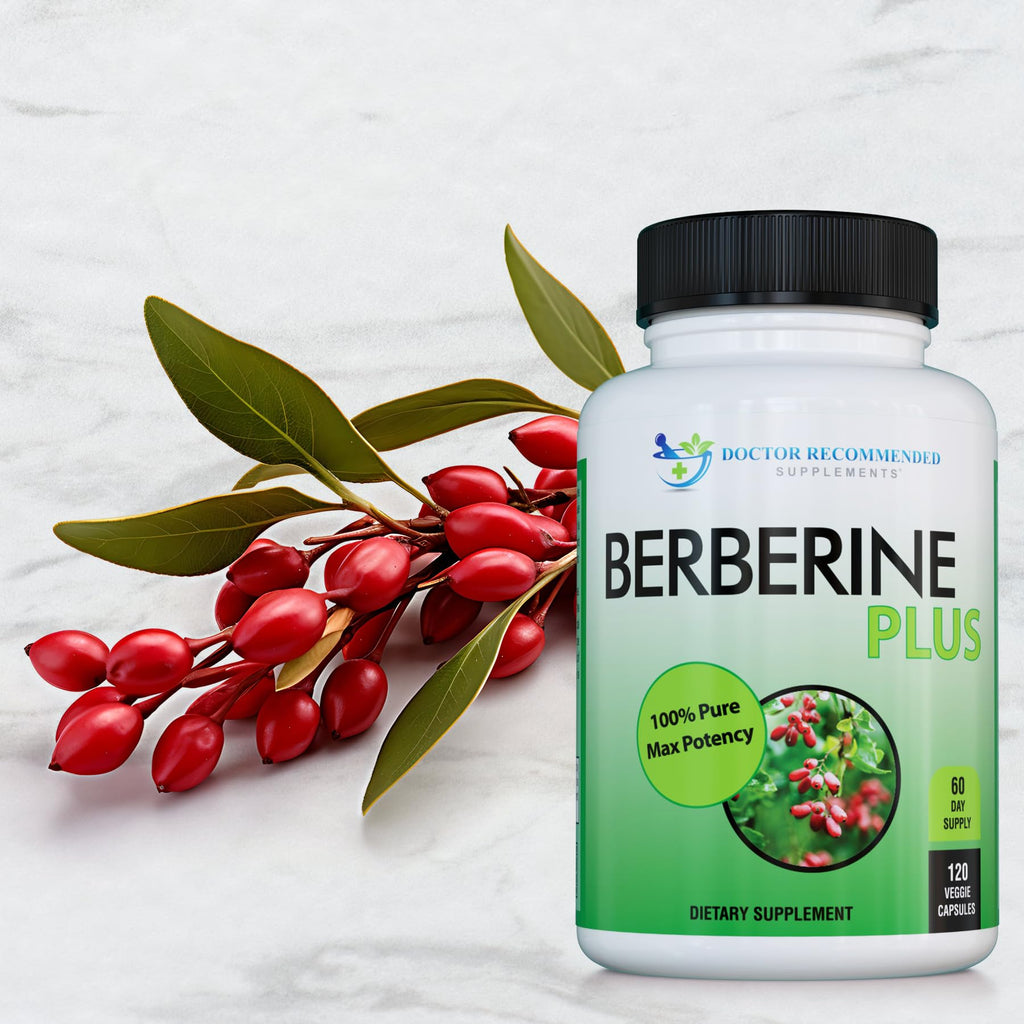 Berberine Plus 1200mg | 120 Veggie Capsules | Doctor Recommended Supplements