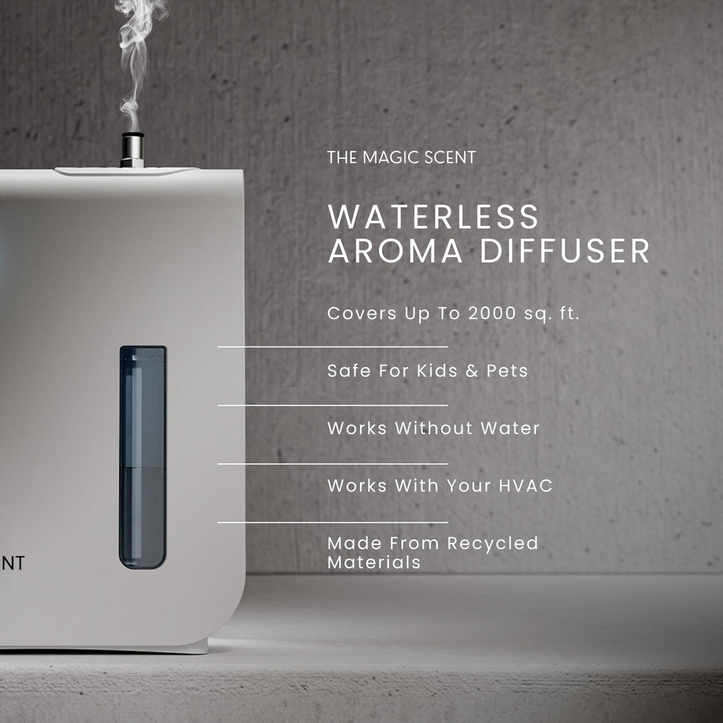 The Magic Scent Diffuser – Waterless Nebulizing Scent Machine for Home & HVAC