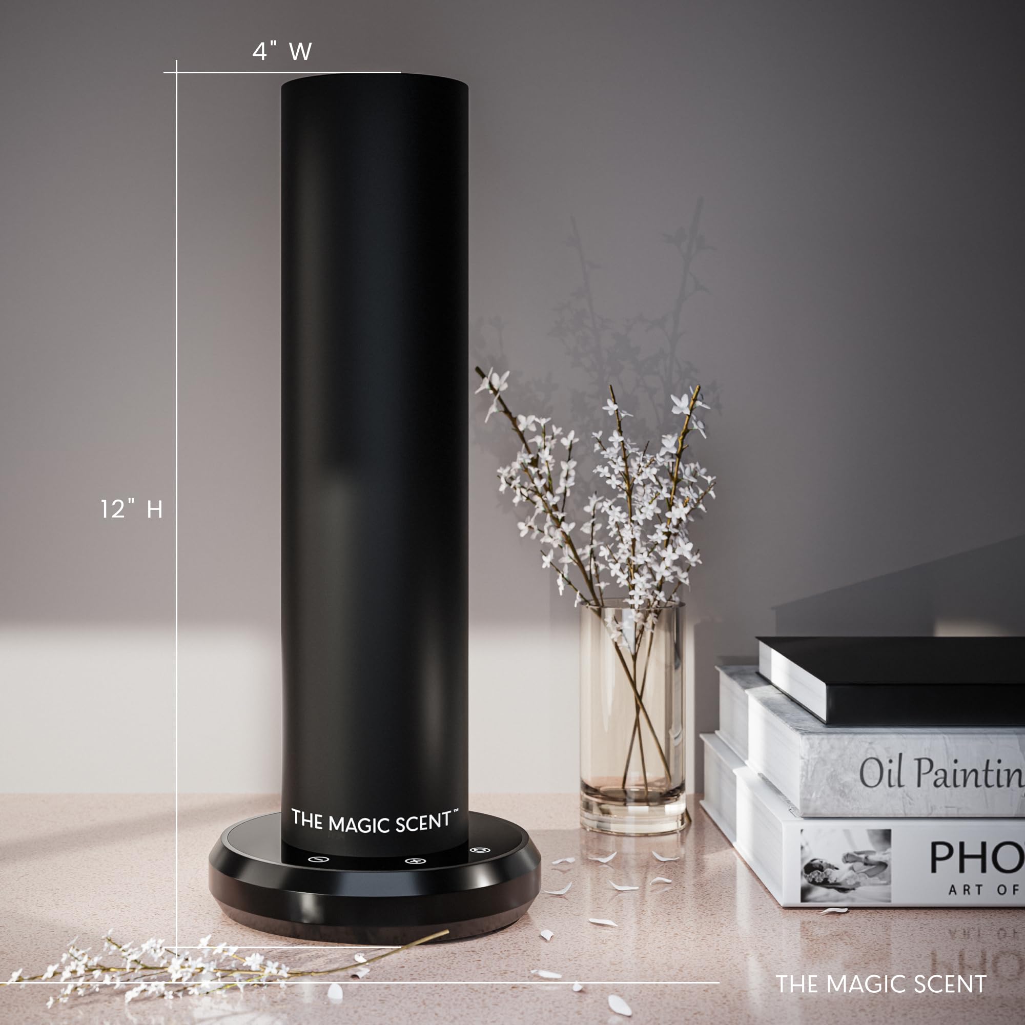 The Magic Scent Bluetooth Tower Diffuser - Waterless, Ultra-Quiet