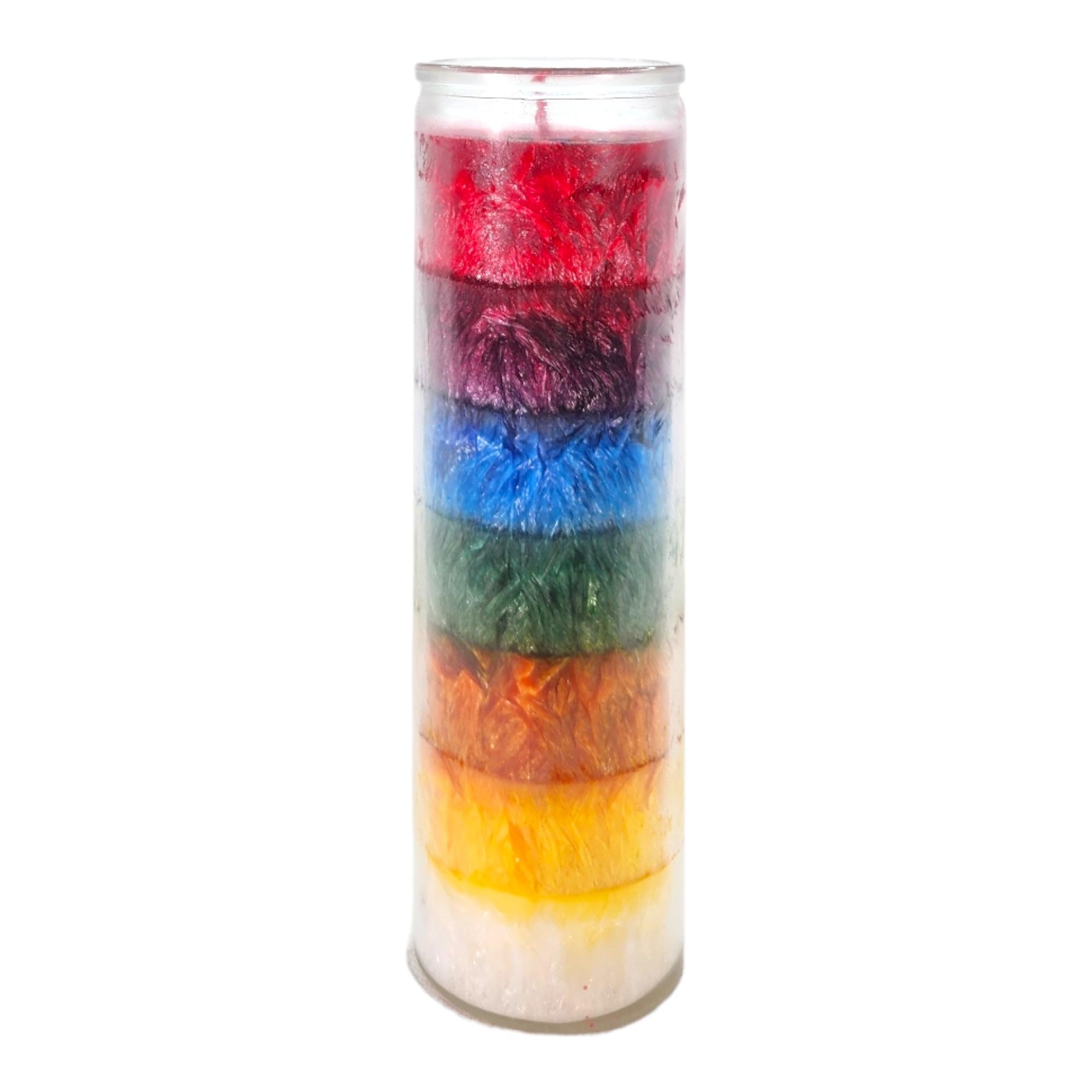 MAGICK SPACE Road Opener 7-Color Palm Wax Candle | Abre Caminos Spiritual Intention