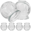 MAGICLULU Hand Tools 6 Pcs Glass Fire Cupping Set | Thick Chinese Acupoint Glass Cupping for Massage