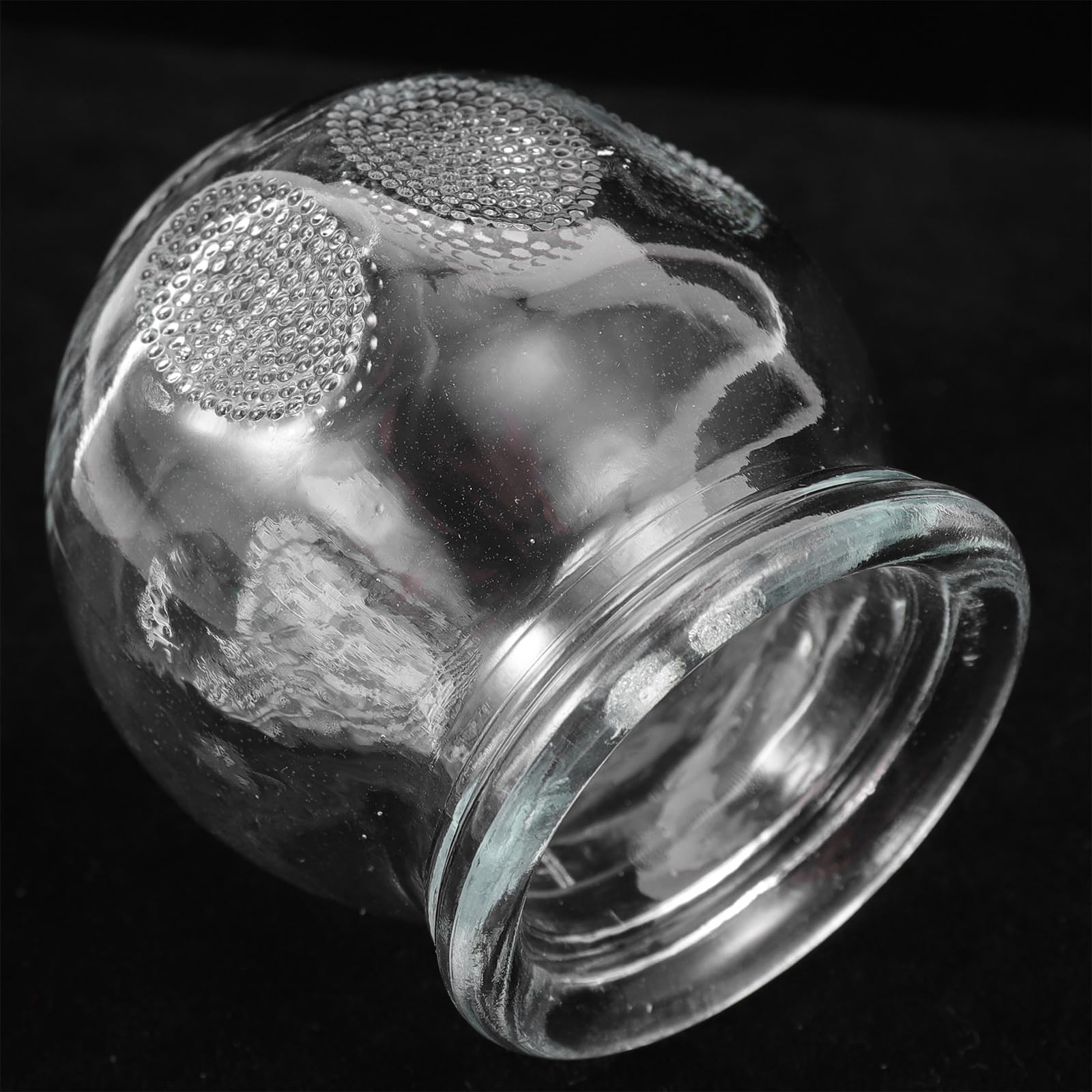 MAGICLULU Hand Tools 6 Pcs Glass Fire Cupping Set | Thick Chinese Acupoint Glass Cupping for Massage
