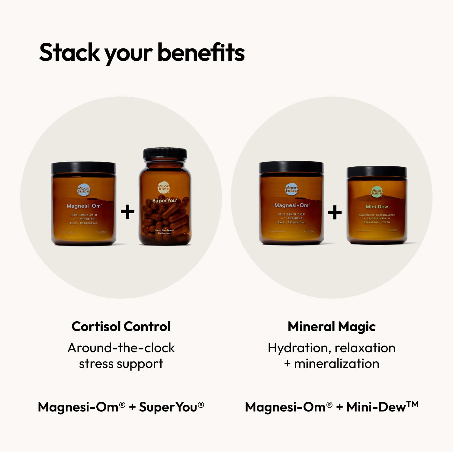 Moon Juice Magnesi-Om Magnesium Powder – Chelated Magnesium + L-Theanine for Rest, Relaxation & Regularity – Vegan & Non-GMO – Blue Lemon, 4.2 oz