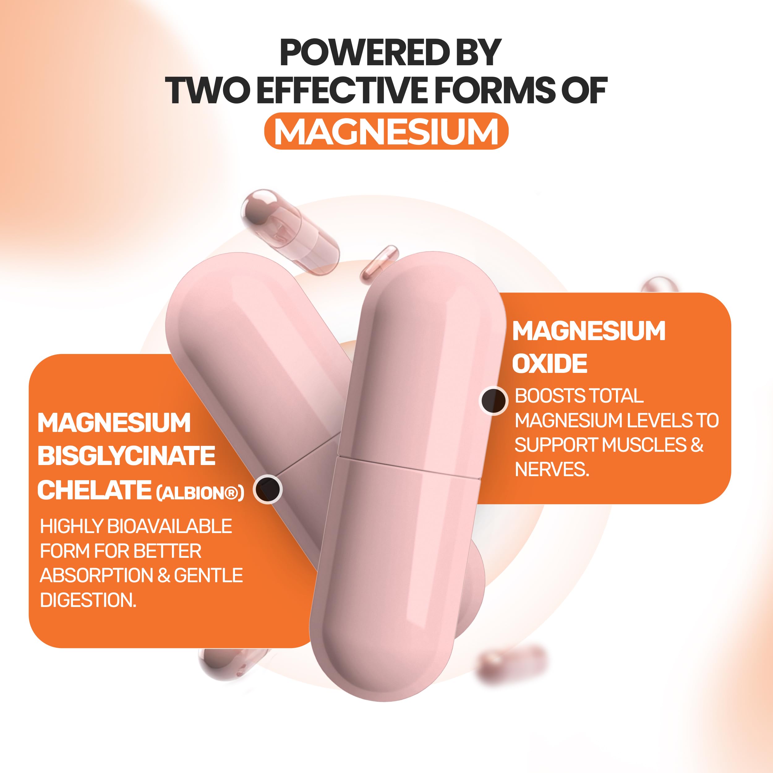 Magnesium Bisglycinate 400mg | Albion Chelated Magnesium Glycinate | DR Vitamin Solutions