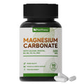 Magnesium Carbonate Capsules 500mg – Vegan, Non-GMO, 90 Capsules