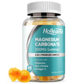 Magnesium Carbonate Gummies 500mg Complex with D3 & K2 – Sugar Free Mango Flavor, 60 Count