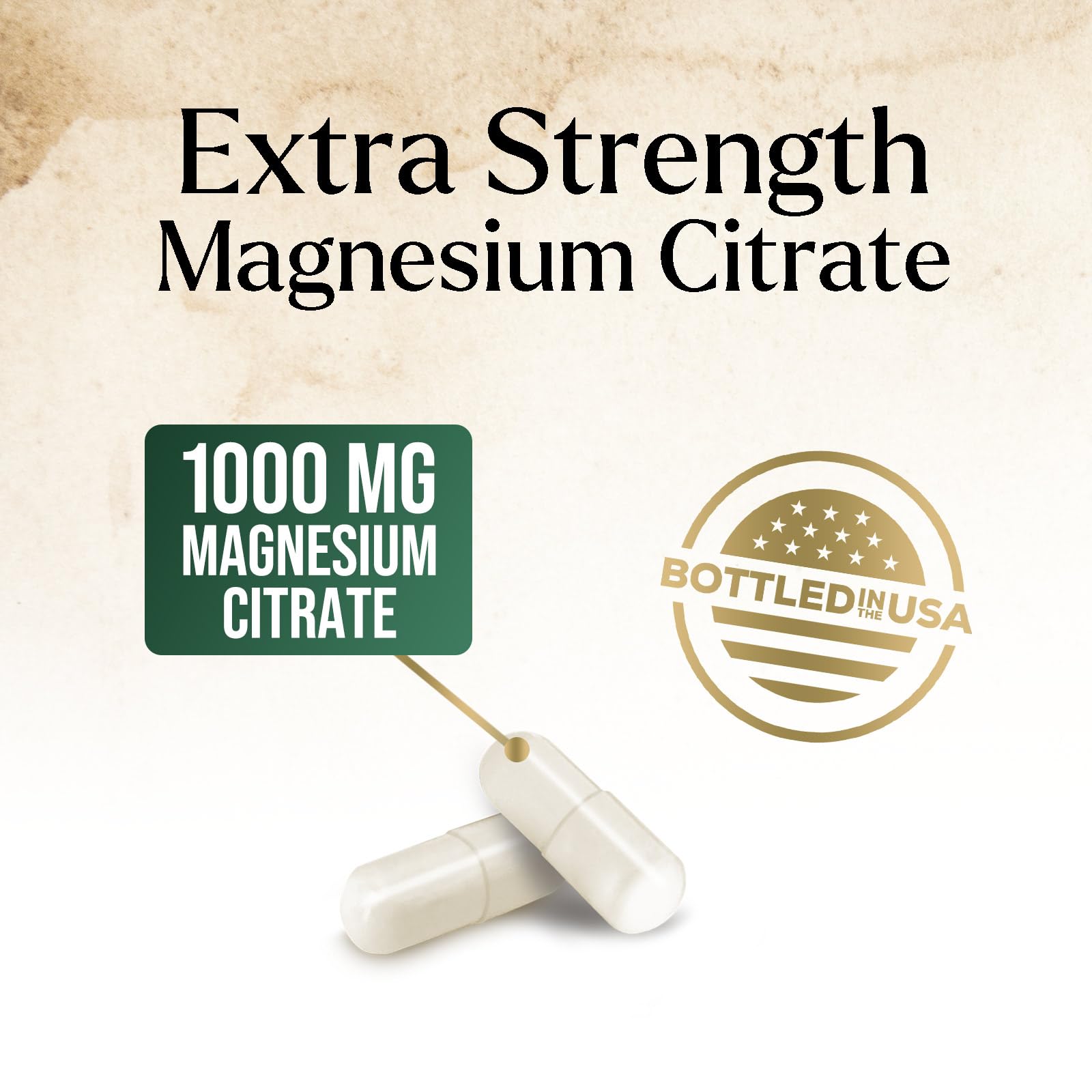 Magnesium Citrate 1000mg - High Absorption Magnesium, 240 Capsules