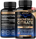 Magnesium Citrate Capsules 1000mg - High Absorption | Sleep, Muscle & Heart Support - Vegan, Non-GMO - Made in USA - 240 Capsules