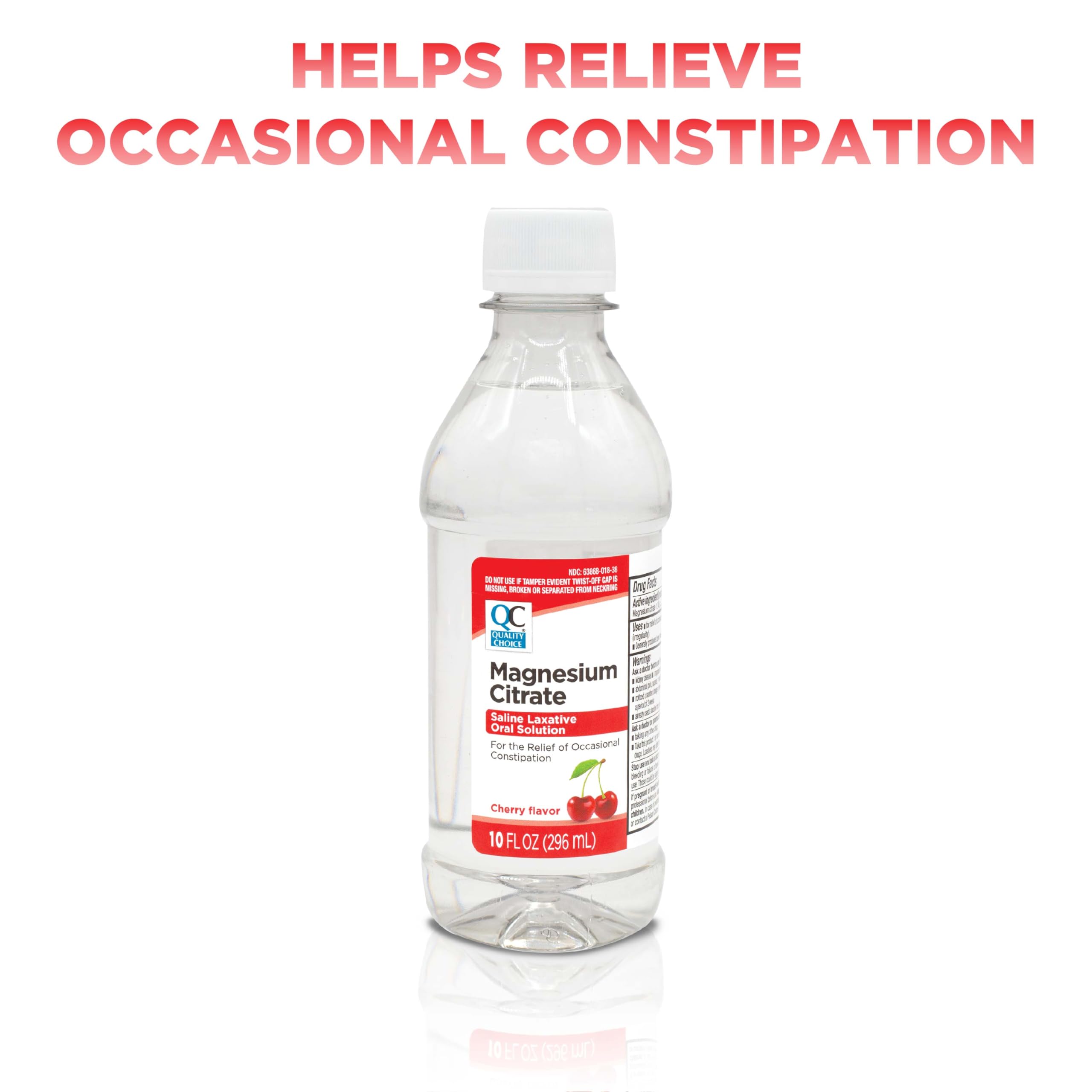 Quality Choice Magnesium Citrate 10oz Cherry – Saline Laxative