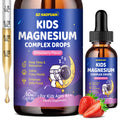 Magnesium Complex Liquid for Kids – Sleep, Calm & Focus (Strawberry, 2 fl oz)