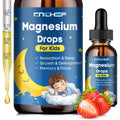 Magnesium Glycinate Drops for Kids – Strawberry Flavor (2 oz) – Sleep, Calm, Focus & Immune Support