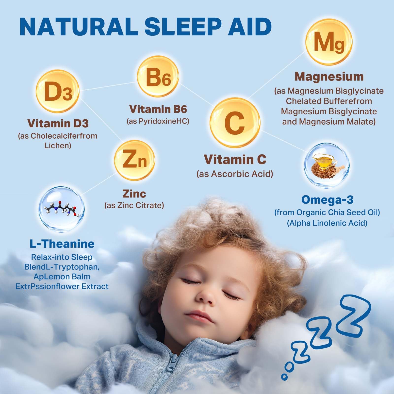 2-Pack Magnesium Drops for Kids | Magnesium Glycinate Liquid, Strawberry Flavor