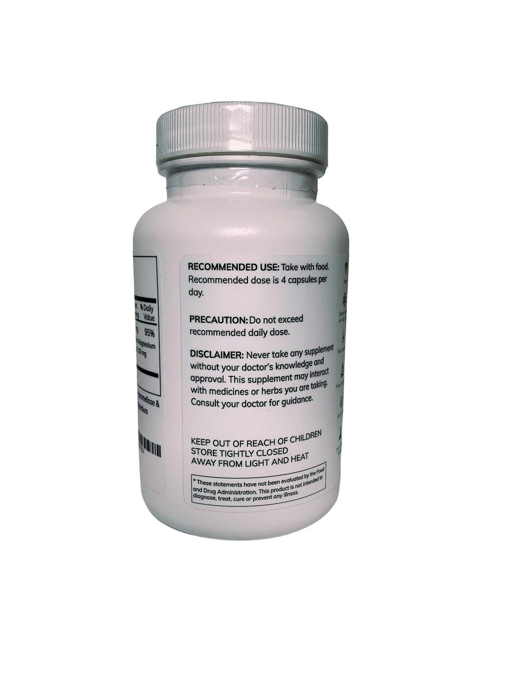 Health by Principle Magnesium – 4-in-1 Capsule (Glycinate, Malate, Taurate & Citrate) | High Absorption | Vegan, Non-GMO | 100 Capsules