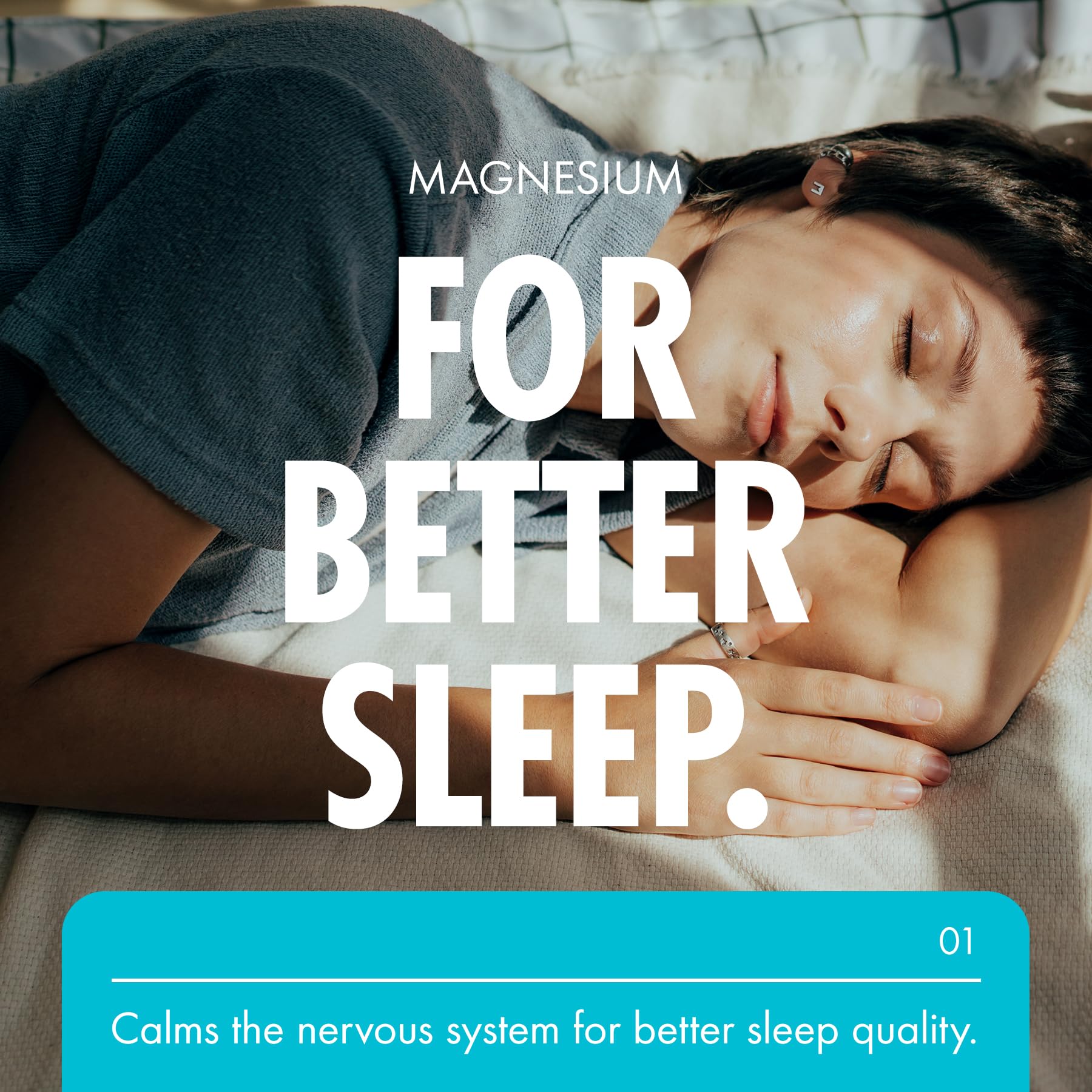 Magnesium Glycinate 500mg – 3 Month Supply | High Strength, Vegan & Gluten Free | Made in UK
